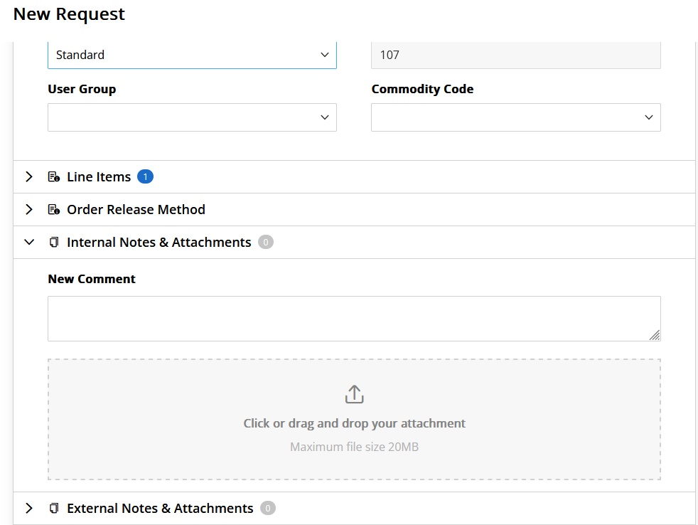 Figure 1: Checkout screen — Internal Notes field